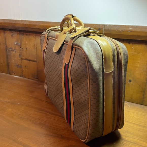 Gucci carry-on  suitcase. 70s vintage - Picture 9 of 12